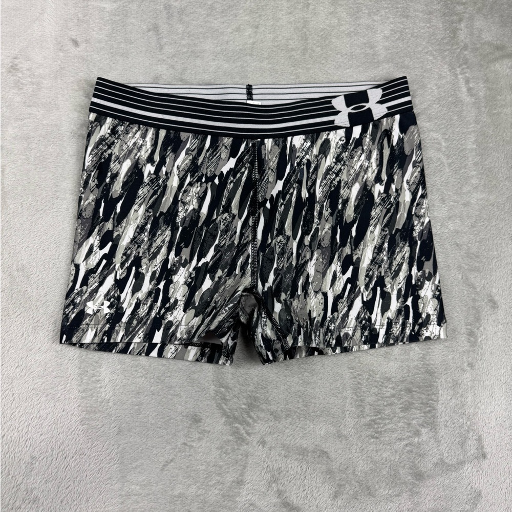Under Armour Monochrome Patterned Compression Shorts sz M/L